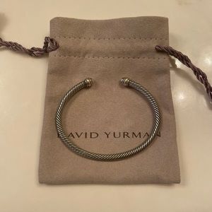 David Yurman Cable Classics Bracelet 18k gold 4mm in size medium